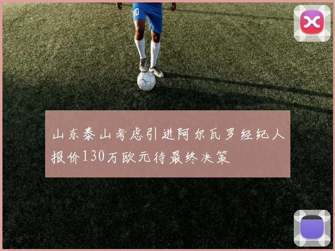 山东泰山考虑引进阿尔瓦罗经纪人报价130万欧元待最终决策