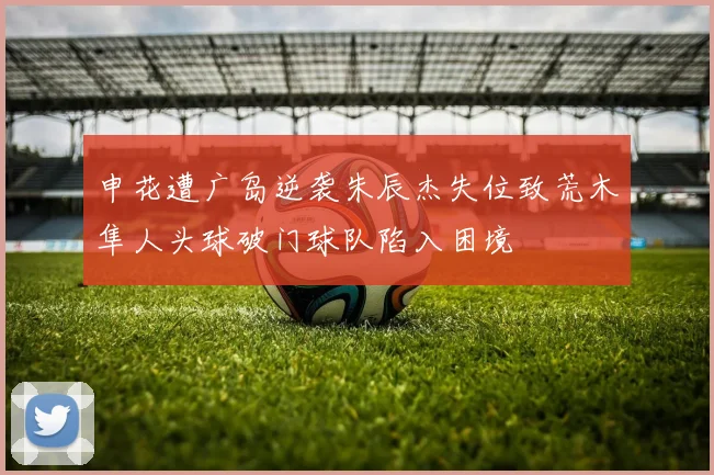 申花遭广岛逆袭朱辰杰失位致荒木隼人头球破门球队陷入困境